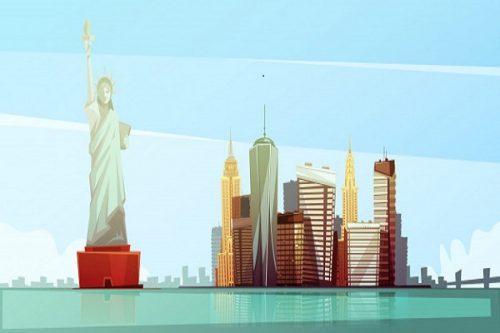 The new york skyline