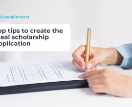 create an ideal scholarship application