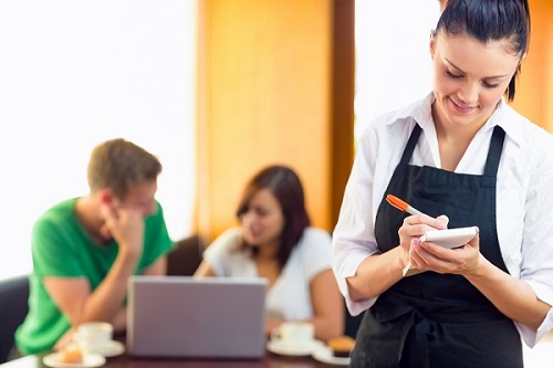 Waitressing is one of the best part time jobs for students in usa