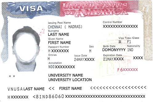 F1 student visa for USA