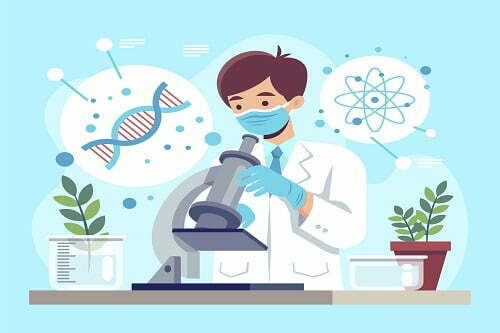 Biotechnologist at work - career options in biotechnology