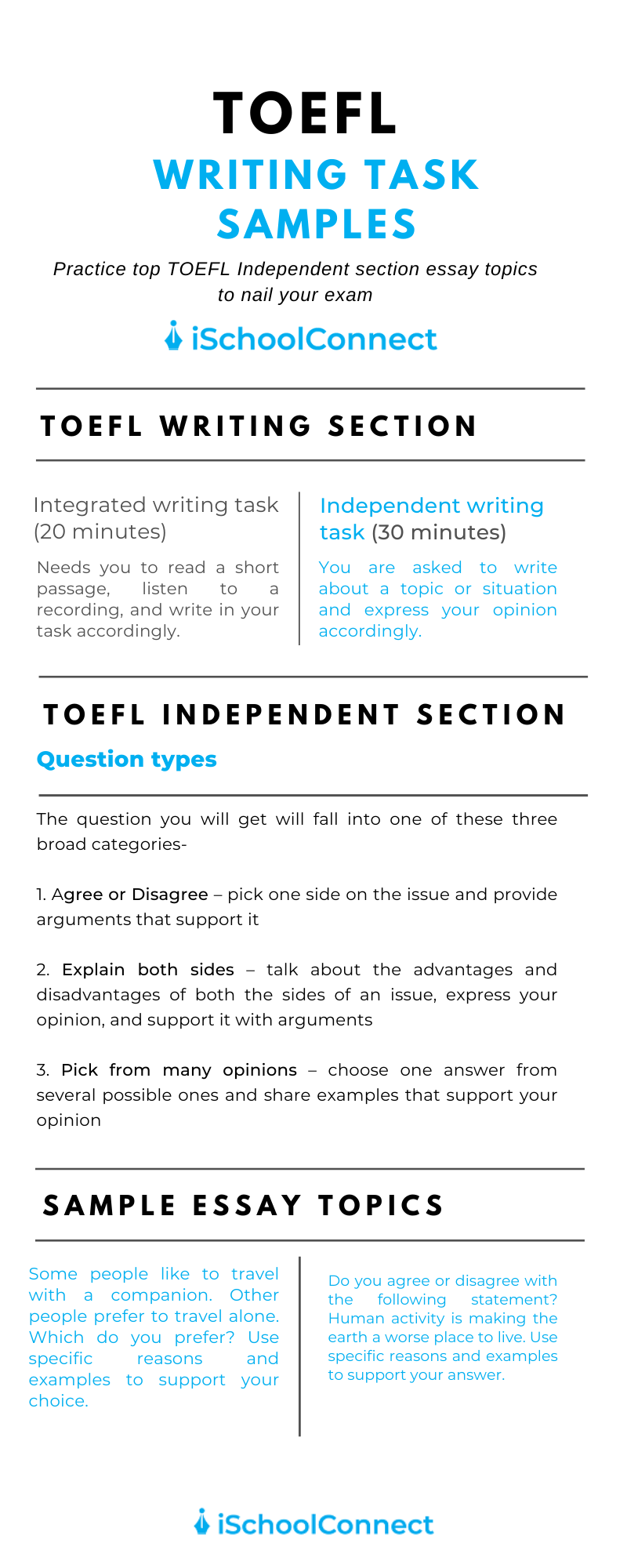 TOEFL essay topics