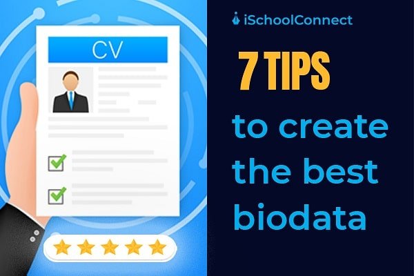 A 7-step guide to writing a biodata |  Biodata sample inside!