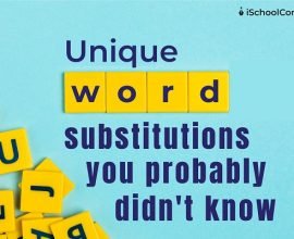 one word substitutions