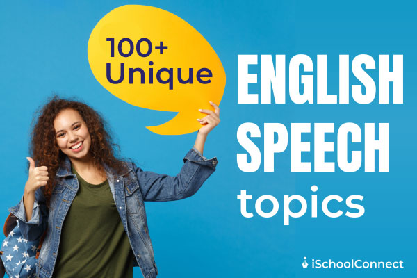 best speech in english topics