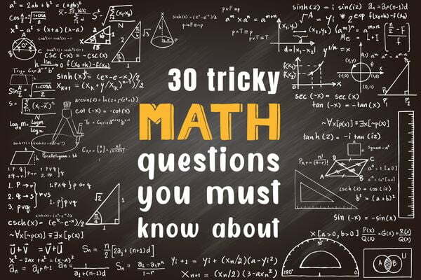 30 fun maths quiz questions and answers