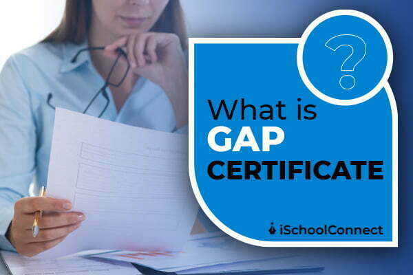 Gap certificate meaning