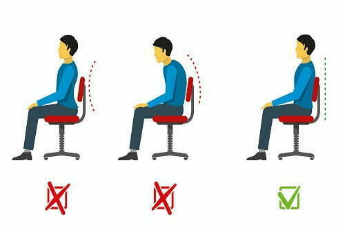Healthy lifestyle tips- sit straight