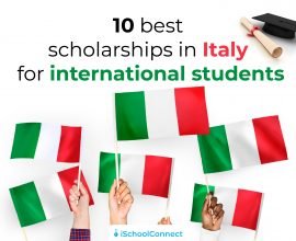 Header image for scholarships in Italy blog