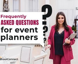 Frequently asked questions for event planners