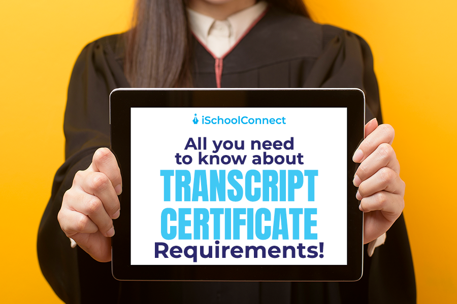 Transcript certificate | Requirements for study abroad programs